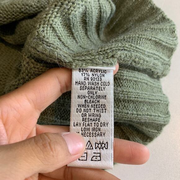 Linea by Louis Dell'Olio Sweater Womens M Medium Ivy V Neck Long Sleeve Knitted - Picture 8 of 10